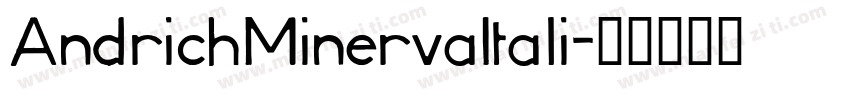 AndrichMinervaItali字体转换