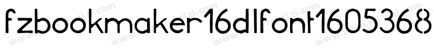 fzbookmaker16dlfont160536872277字体转换