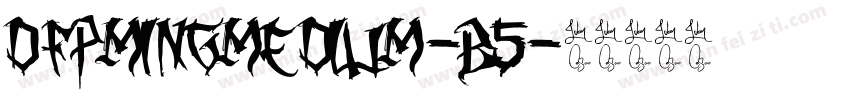 DFPMingMedium-B5字体转换