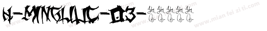 H-MingLiUC-03字体转换