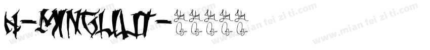 H-MingLiUT字体转换