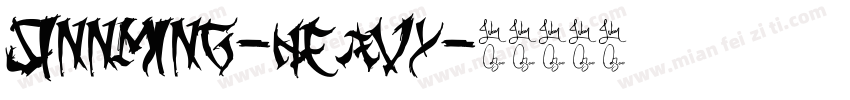 SInnMing-Heavy字体转换