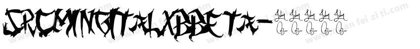 SrcMingItalXbbeta字体转换