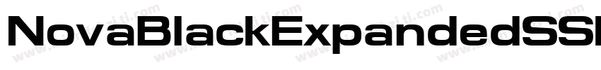 NovaBlackExpandedSSK字体转换
