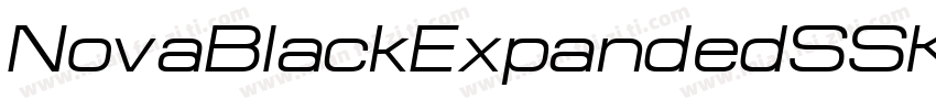 NovaBlackExpandedSSK字体转换