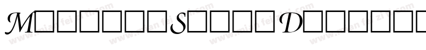 Minion-SwashDisplayItalic字体转换