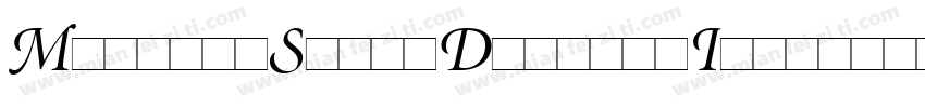 Minion-SwashDisplayItalic字体转换