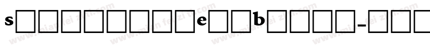 ShakewellExpBlack字体转换