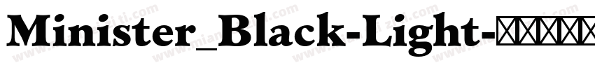 Minister_Black-Light字体转换