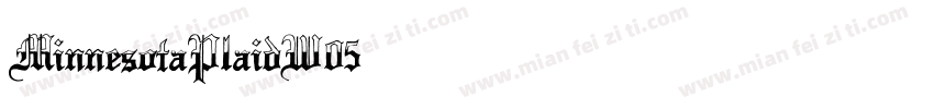 MinnesotaPlaidW05字体转换