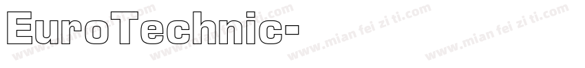 EuroTechnic字体转换