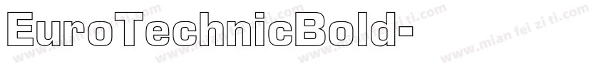 EuroTechnicBold字体转换
