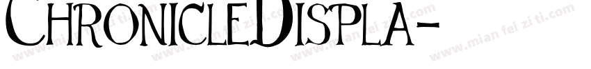 ChronicleDispla字体转换