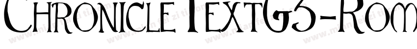 ChronicleTextG3-Roma字体转换