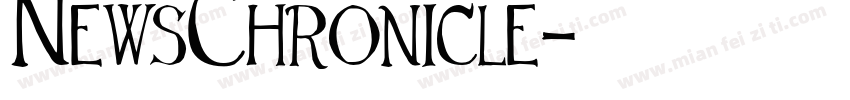 NewsChronicle字体转换