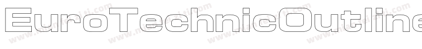 EuroTechnicOutline字体转换