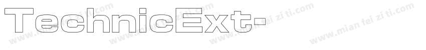 TechnicExt字体转换