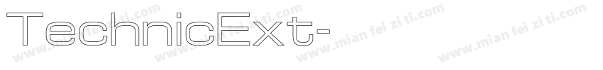 TechnicExt字体转换