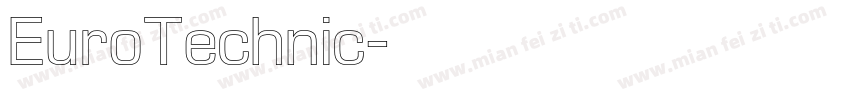 EuroTechnic字体转换