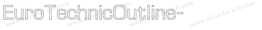 EuroTechnicOutline字体转换