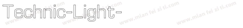 Technic-Light字体转换