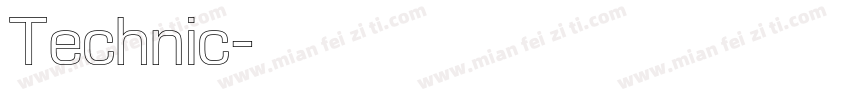 Technic字体转换