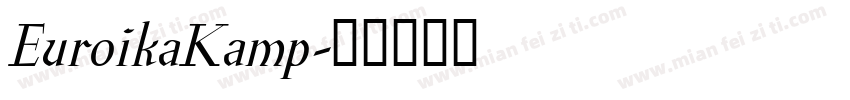 EuroikaKamp字体转换