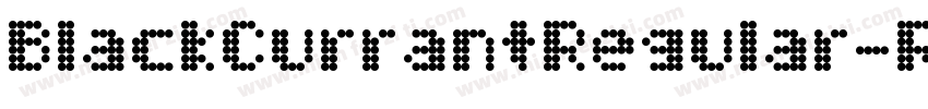 BlackCurrantRegular-R6x3字体转换