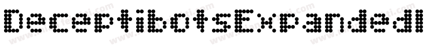 DeceptibotsExpandedItalic-3E6X字体转换