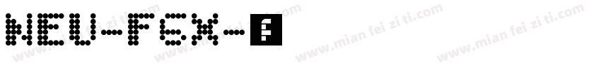 NEU-F6X字体转换