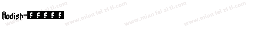 Modish字体转换