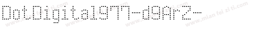 DotDigital977-d9ArZ字体转换