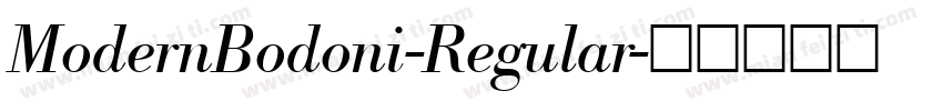 ModernBodoni-Regular字体转换