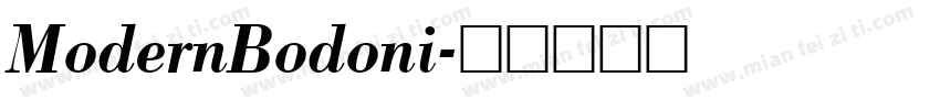ModernBodoni字体转换