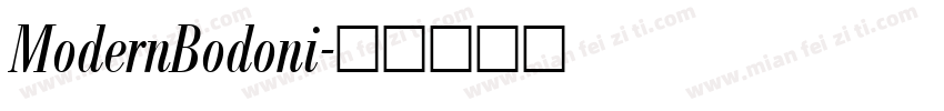 ModernBodoni字体转换