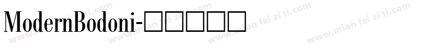 ModernBodoni字体转换