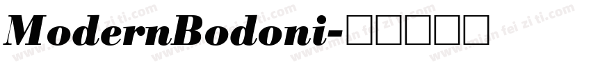 ModernBodoni字体转换