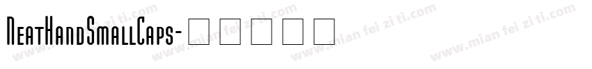 NeatHandSmallCaps字体转换