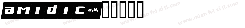 Amidic字体转换