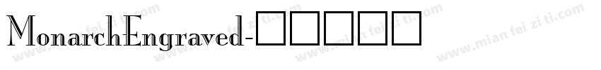 MonarchEngraved字体转换