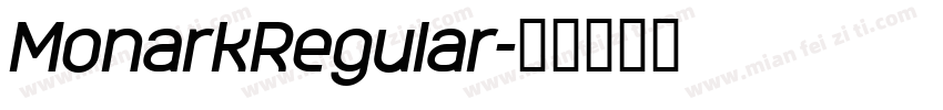 MonarkRegular字体转换