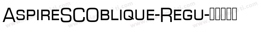 AspireSCOblique-Regu字体转换