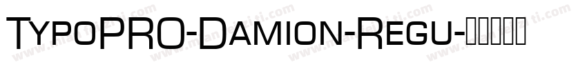 TypoPRO-Damion-Regu字体转换