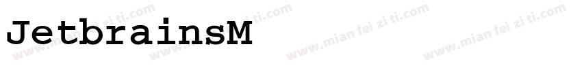 JetbrainsMonoBold字体转换
