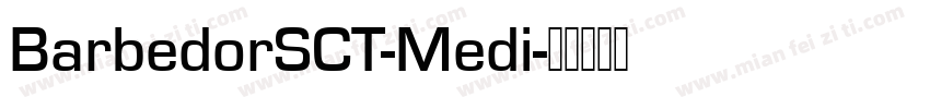 BarbedorSCT-Medi字体转换