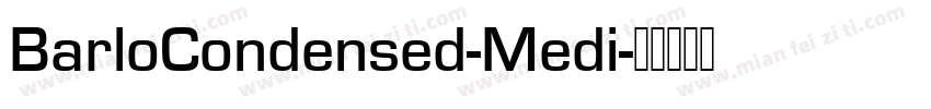 BarloCondensed-Medi字体转换
