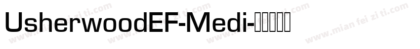 UsherwoodEF-Medi字体转换