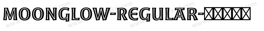 Moonglow-Regular字体转换