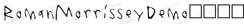 RomanMorrisseyDemo-字体转换