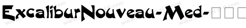 ExcaliburNouveau-Med字体转换